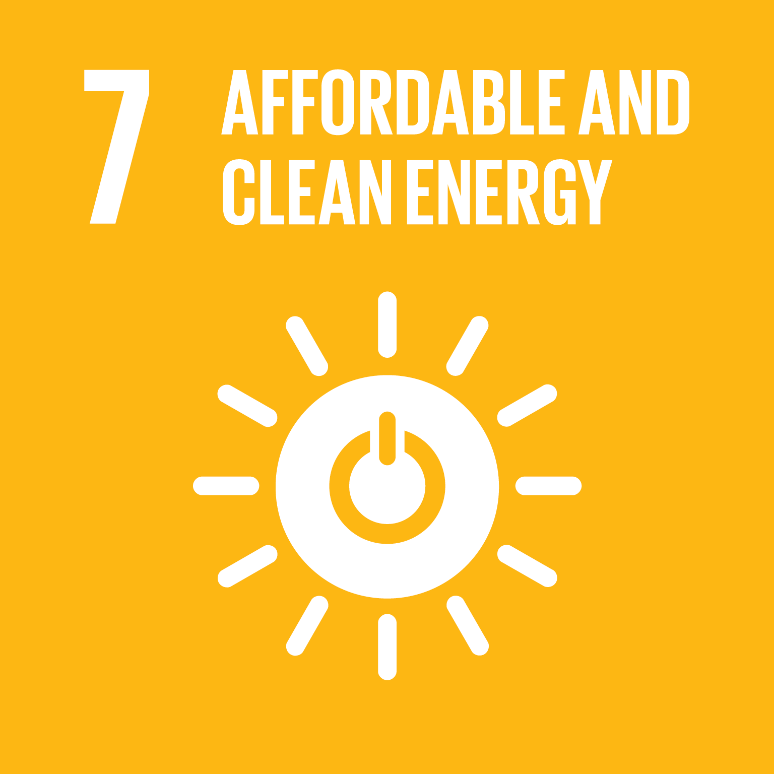 Sustainable Development Goal SDG 07 Clean Energy
